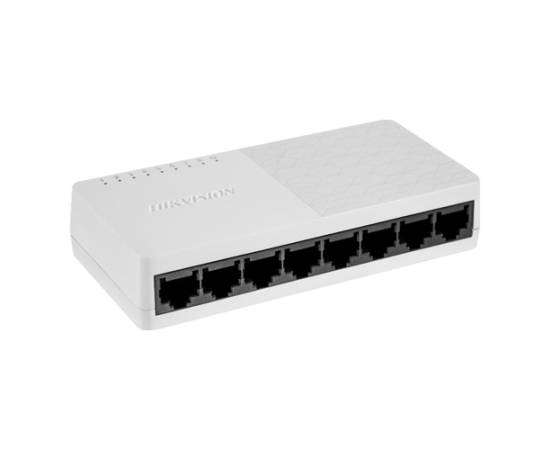 Switch 8 porturi 10/100/1000 mbps rj45 hikvision - ds-3e0508d-o