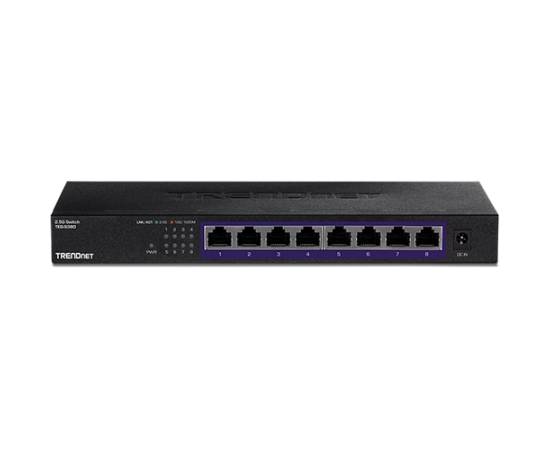 Switch 8 porturi 2.5g, fanless - trendnet teg-s380