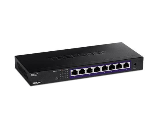 Switch 8 porturi 2.5g, fanless - trendnet teg-s380, 2 image