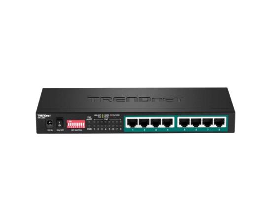 Switch 8 porturi gigabit long range 200m poe+ - trendnet tpe-lg80, 2 image