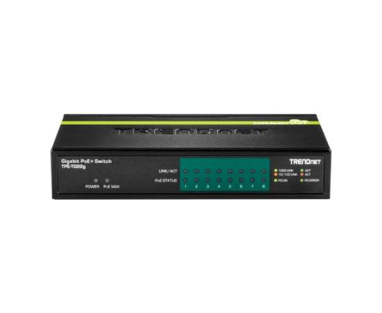 Switch 8 porturi gigabit poe- trendnet tpe-tg82g, 2 image