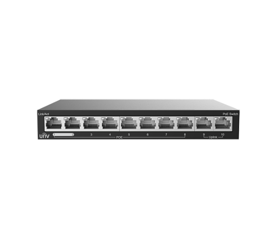 Switch 8 porturi poe, 2 porturi uplink rj45 - unv nsw2020-10t-poe-in, 2 image