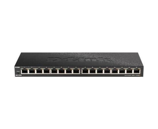 Switch cu 16 porturi 32 gbps 8000 mac d-link - dgs-1016s
