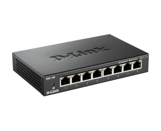 Switch d-link 8 porturi gigabit - dgs-108, 2 image