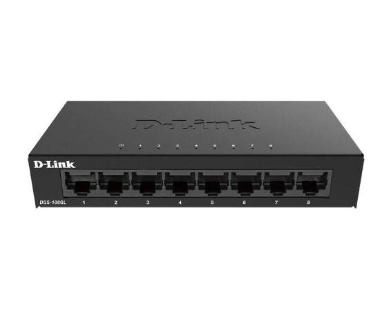Switch d-link 8 porturi gigabit - dgs-108gl, 2 image