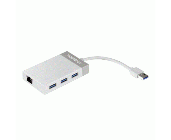 Adaptor usb 3.0 la gigabit'hub usb - trendnet tu3-etgh3