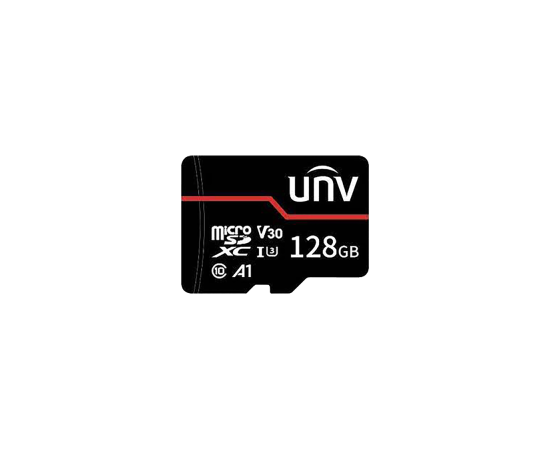 Card memorie 128gb, red card - unv tf-128g-mt