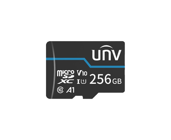 Card memorie 256gb, blue card - unv tf-256g-t-l