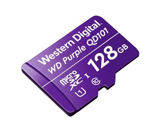 Card microsd 128gb'seria purple ultra endurance - western digital wdd128g1p0c