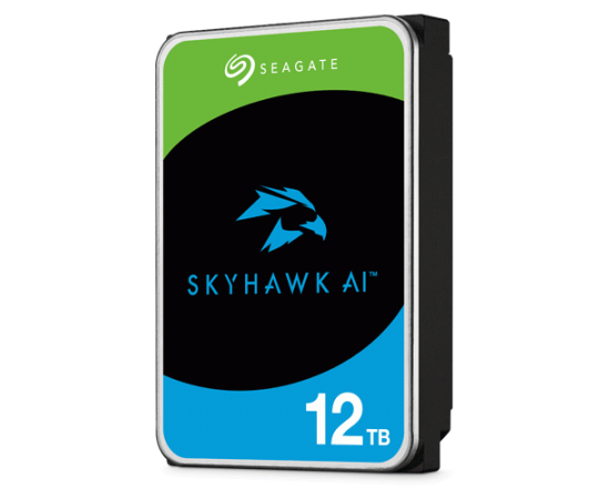 Hard disk 12tb - seagate surveillance skyhawk ai st12000ve, 2 image