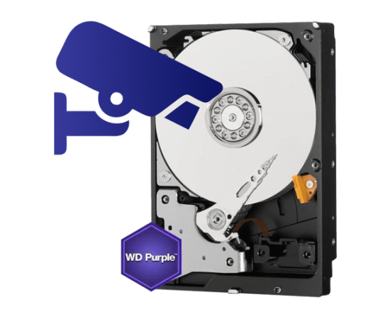 Hard disk 1tb - western digital purple wd10purx