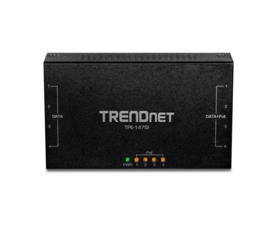 Injector gigabit 4 x poe+'putere 65w - trendnet tpe-147gi, 2 image