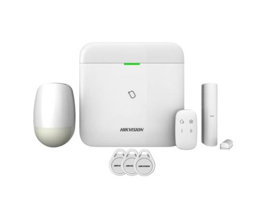 Kit sistem de alarma ax pro wireless, lan + wi-fi + 3g/4g + rfid - hikvision ds-pwa96-kit-we