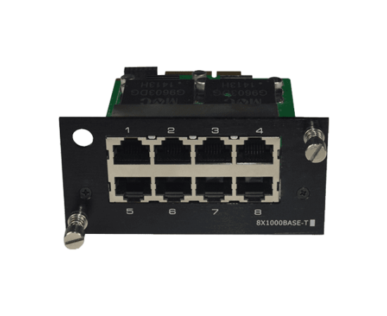 Modul 8 porturi rj45 10/100/1000mbs - utepo