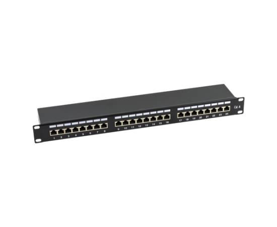 Patch panel 1u'ftp cat6'24 porturi rj45 - asytech networking asy-pp-ftp6-24, 5 image