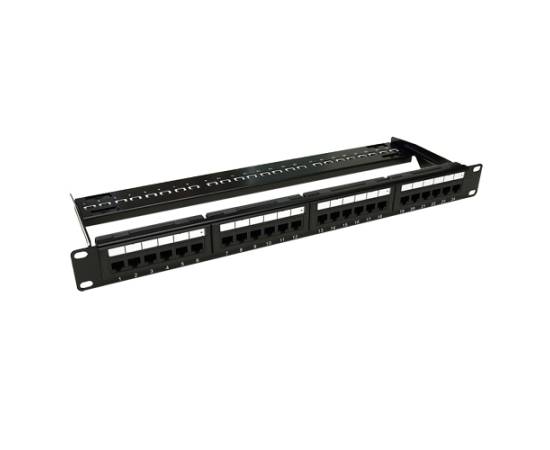 Patch panel 1u'utp cat6'24 porturi rj45 - asytech networking asy-pp-utp6-24