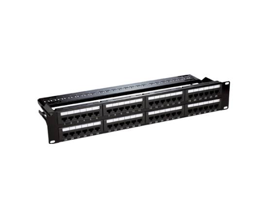 Patch panel 2u'utp cat6'48 porturi rj45 - asytech networking asy-pp-utp6-48