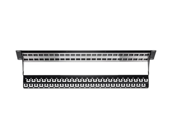 Patch panel ecranat 48 porturi blank keystone 2u - trendnet tc-kp48s, 4 image