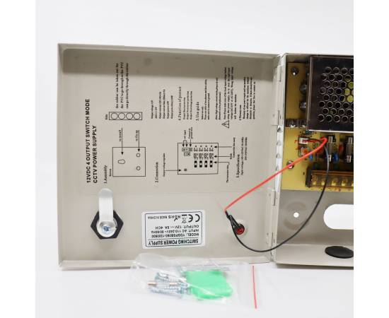 Sursa alimentare in cutie metalica 5a 12v cu 4 iesiri partajate, 4 image