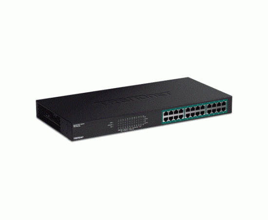 Switch 24 porturi gigabit poe+ 370w - trendnet tpe-tg240g, 2 image