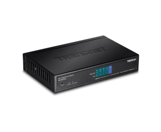 Switch 5 porturi - 4 gigabit poe+ 31w'1 x gigabit - trendnet tpe-tg50es