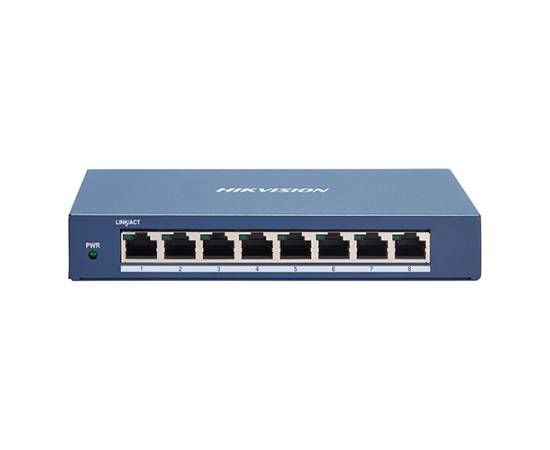 Switch 8 porturi gigabit  - hikvision ds-3e0508-e, 3 image