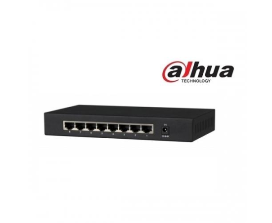 Switch 8 porturi gigabit dahua pfs3008-8gt