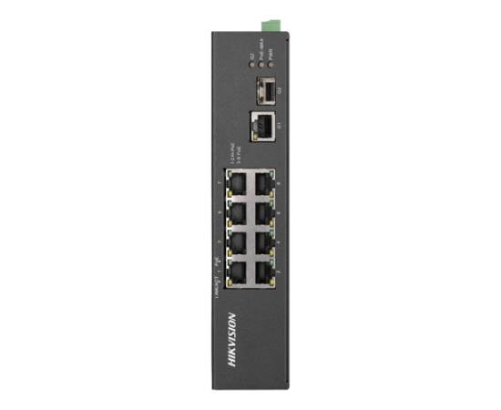 Switch 8 porturi poe'2 porturi uplink sfp/rj45 - hikvision ds-3t0310hp-e-hs