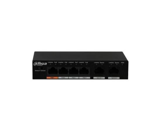 Switch dahua pfs3006-4et-60 poe 4+2 porturi, 250m, 30w, max. 60w, 2 image