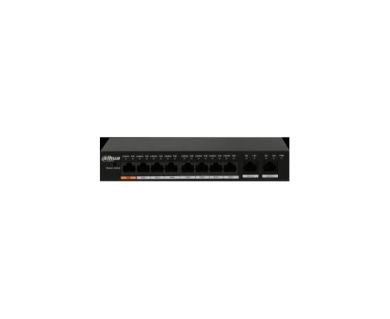 Switch dahua pfs3010-8et-96 poe 8+2 porturi, rj45, 30w, max. 96w