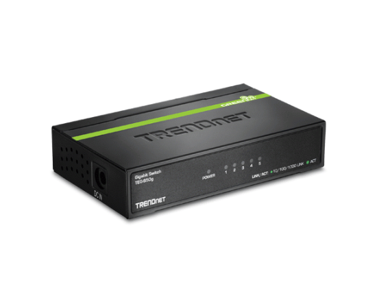 Switch greennet 5 porturi gigabit - trendnet teg-s50g