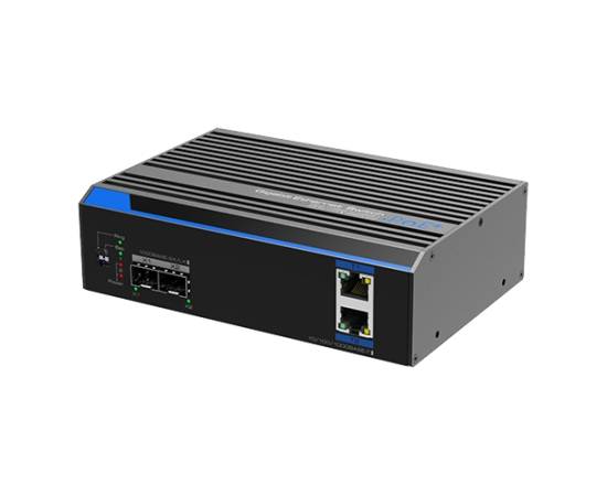 Switch industrial 2 porturi gigabit hpoe'2 porturi uplink sfp/rj45 - utepo utp7202ge-poe, 3 image