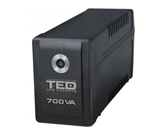 Ups 700va / 400w led line interactive cu stabilizator 2 iesiri schuko led ted ups expert ted001542