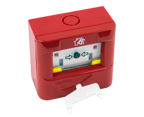 Buton conventional de alarmare incendiu - unipos fd3050n, 3 image