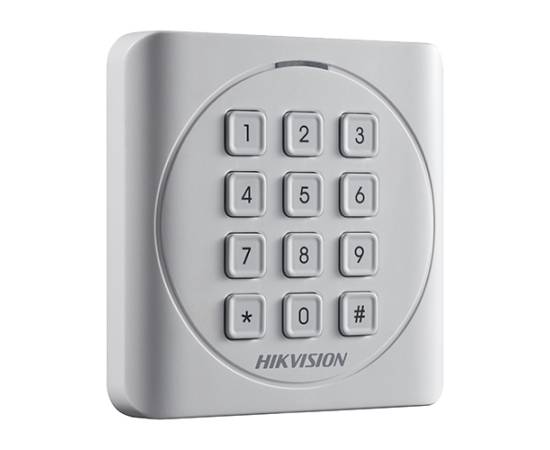 Cititor de proximitate rfid em125khz cu tastatura integrata - hikvision ds-k1801ek