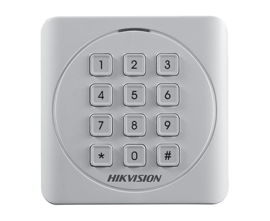 Cititor de proximitate rfid em125khz cu tastatura integrata - hikvision ds-k1801ek, 2 image