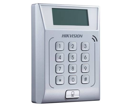 Controler stand-alone tcp/ip cu tastatura si cititor card  - hikvision ds-k1t802m