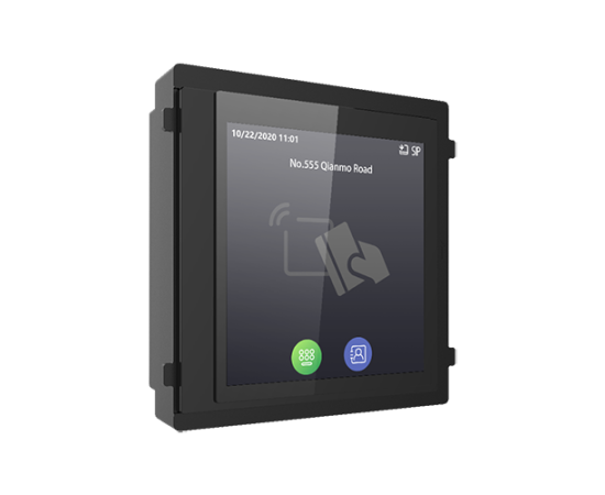 Modul afisaj ips touch screen, 4 inch,  pentru interfon modular - hikvision ds-kd-tdm, 2 image