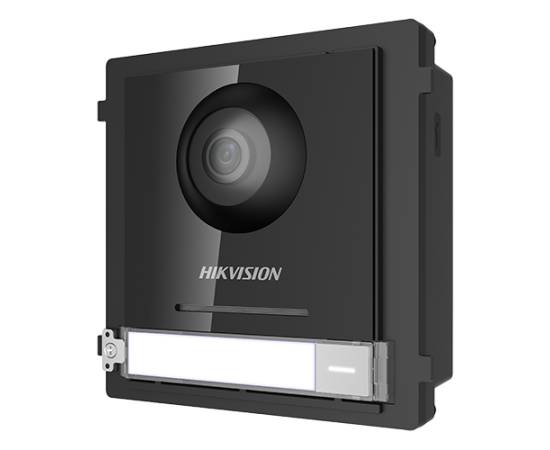 Modul master conectare 2 fire'camera video 2mp fisheye si un buton apel  - hikvision ds-kd8003-ime2, 2 image