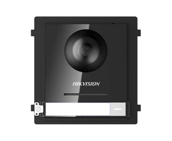 Modul master conectare 2 fire'camera video 2mp fisheye si un buton apel  - hikvision ds-kd8003-ime2, 3 image