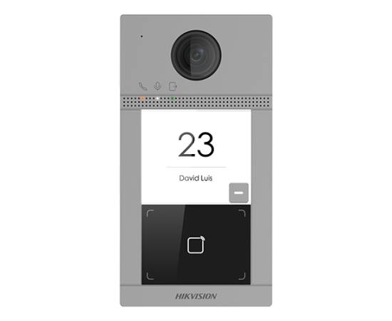 Panou exterior videointerfon tcp/ip pentru 1 familie'wi-fi 2.4ghz'control acces integrat - hikvision ds-kv8113-wme1, 2 image