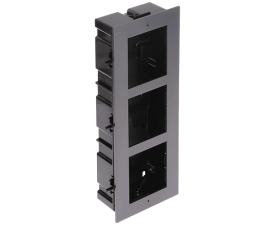 Rama montaj ingropat, 3 module, pentru interfon modular - hikvision