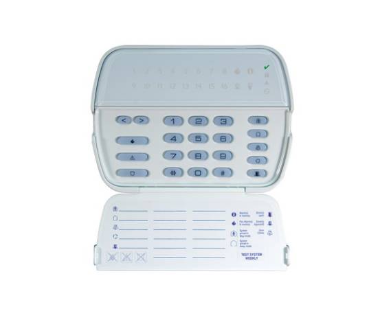 Tastatura led, 16 zone + modul receptor radio - dsc