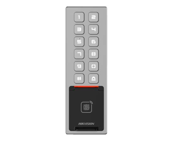 Terminal control acces pin card amprenta bluetooth wiegand wi-fi rs485 alarma - hikvision ds-k1t805mbfwx, 2 image
