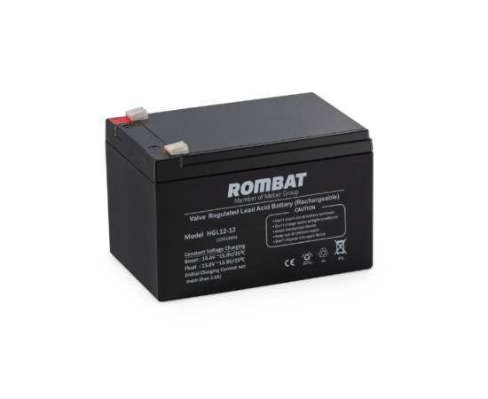 Acumulator stationar pentru ups 12a/12v rombat - hgl12-12