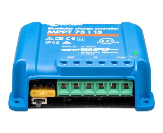 Incarcator solar 12v 24v 15a victron energy bluesolar mppt 75/15 - scc010015050r, 5 image