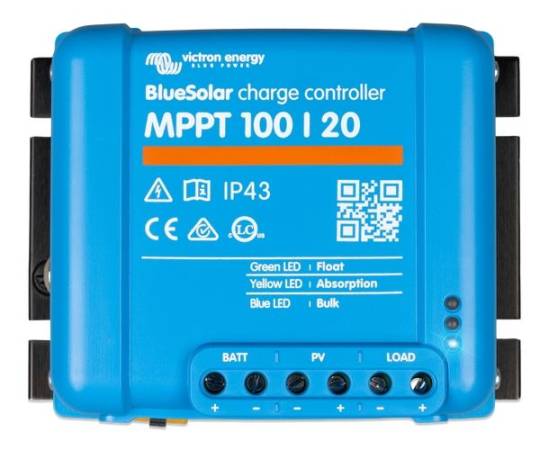 Incarcator solar 48v 20a victron energy bluesolar mppt 100/20 - scc110020170r