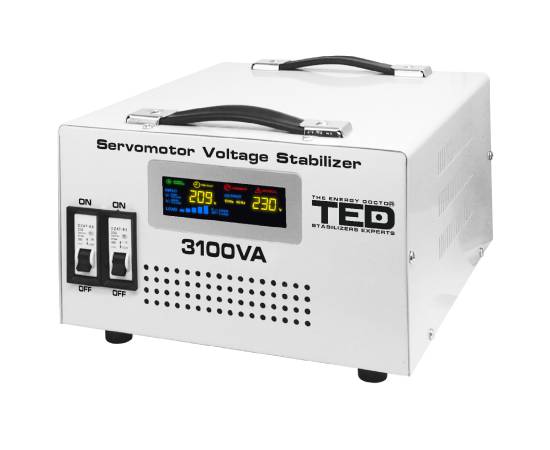 Stabilizator retea maxim 3100va-svc cu servomotor monofazat ted000163