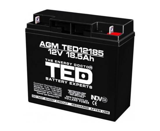 Acumulator agm vrla 12v 18,5a dimensiuni 181mm x 76mm x h 167mm f3 ted battery expert holland ted002778 (2)