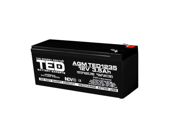 Acumulator agm vrla 12v 3,5a dimensiuni 134mm x 67mm x h 60mm f1 ted battery expert holland ted003133 (10)